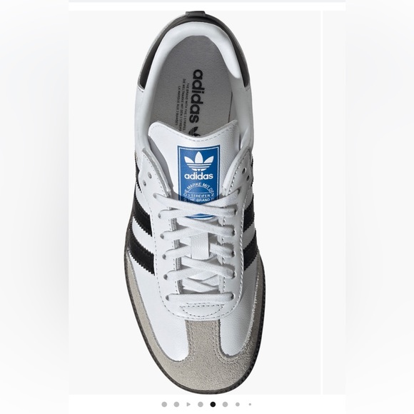 Adidas kids samba sneaker in white in size 13.5 - Picture 7 of 9